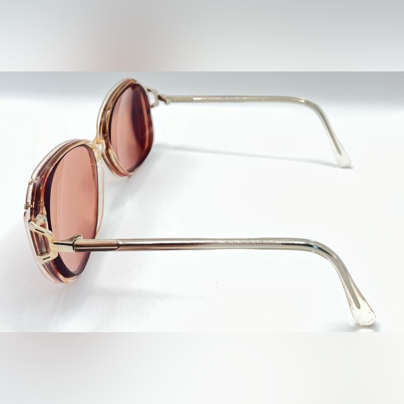 Vintage Clearvision Petite #5 Translucent Oval Sunglasses Frames Only - Picture 5 of 8